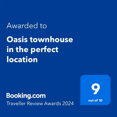a screenshot of a text box with the words unavailable to oasis to oasis at Oasis townhouse in the perfect location in Bangkok