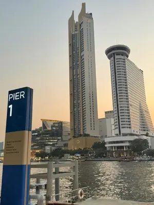 a view of a city with tall buildings at Holiday Inn Express & Suites Bangkok Central Pier by IHG in Bangkok