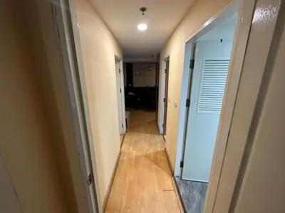 a hallway leading to a room with at 2bd Apartment near icon Siam close to Everything in Bangkok
