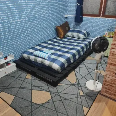 108 Quiet and nice fan apartment with full amenities free Wi-Fi