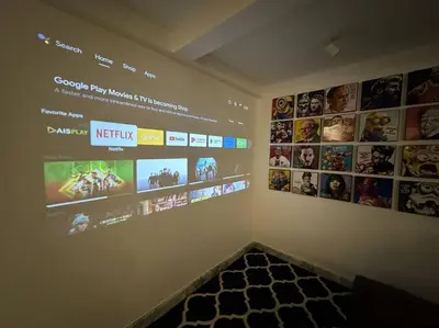 a room with a wall with pictures on the wall at Cozy home @ Chatcuchak/中文服务 in Bang O