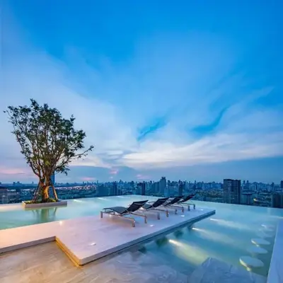 Modern condo nr BTS ONNUT WIFI