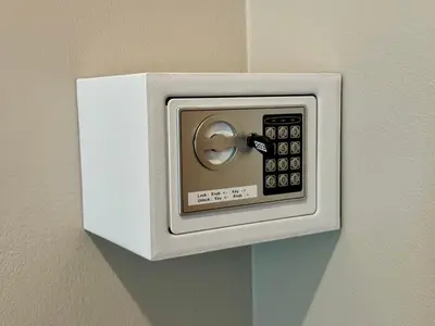a remote control is attached to a wall at Rimm49 Bangkok in Bangkok