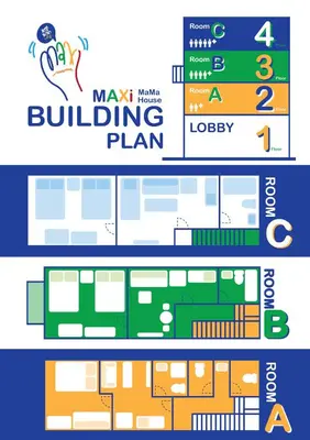 a poster for a subway building plan at MAXi MaMa Room in Bangkok