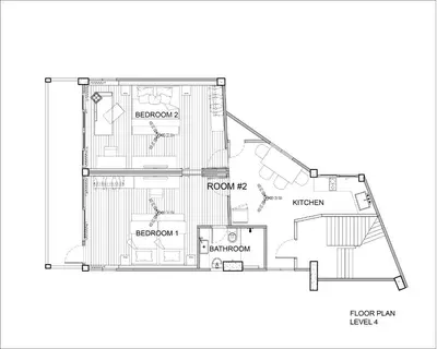 a floor plan of a house at home22 Private Residence in Bangkok