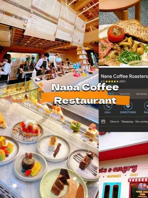 a collage of pictures of a restaurant with food at 5BR House BTSNana Nanaplaza City center MBK Center world in Bangkok