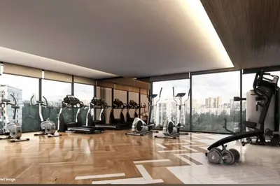 a gym with treadmills and ellipticals in a building at Luxury condo right next to BTS Thonglor! in Bangkok