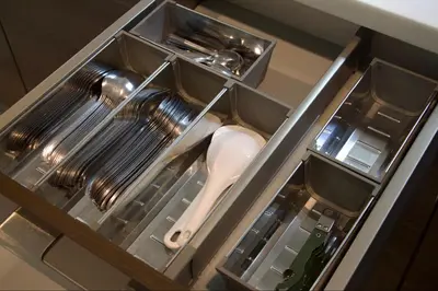 an open drawer with a dummy in it at Entire Townhome 3BR3B, Pool, Sukhumvit-EmSphere in Bangkok