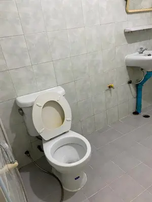 a bathroom with a toilet and a sink at PTT Mansion ปทิตา แมนชั่น in Ban Zong Katiam