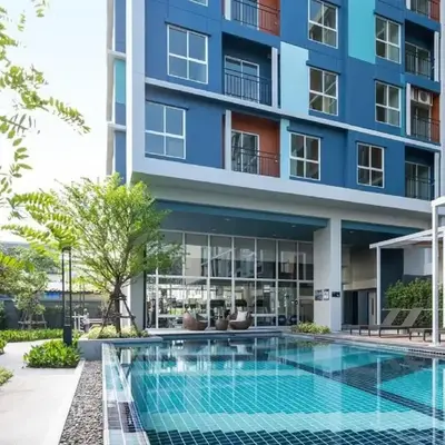 A family room at Lumpini Ville Sukhumvit 101-1 by Pikul