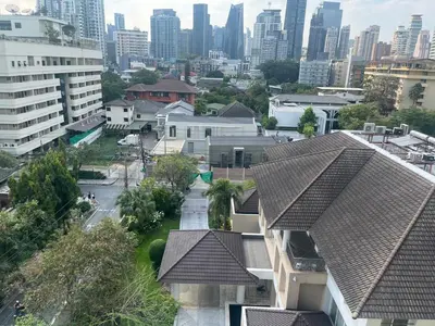 arial view of a city with buildings and buildings at Apartment in Central Sukhumvit in Bangkok