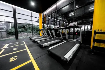 a group of bunk beds in a building at River View Active 3 in Bangkok