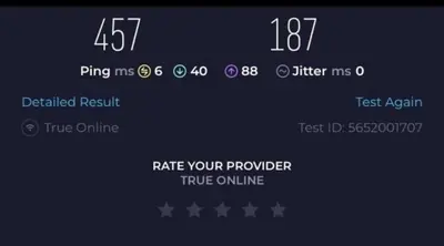 a screenshot of a cell phone screen with the words rate your provider at Elio Del Ray Studio walk to BTS in Bangkok