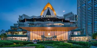 a view of a building with a sign on it at 24 Apt in Bangkok