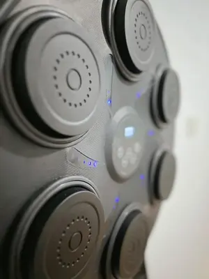 a close up of a video game controller at 5 beds private garden resort 452sqm Pet relax in Sathani Ban Hua Mak