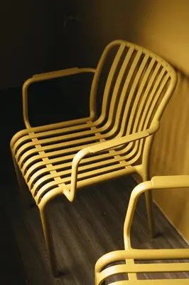 a wooden bench sitting on top of a wooden floor at HAUS 924 l 5-Level Sanctuary in Ekkamai in Bangkok