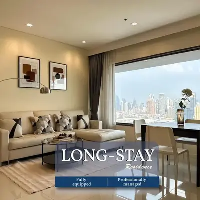 Spacious High Rise 2BR - Ultra Fast Wifi - Phrom Phong