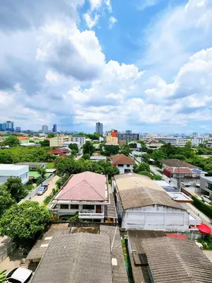 an overhead view of a city with buildings at 808-STP Homely room Free Wi-Fi and Near BTS in Sathani Bang Khen