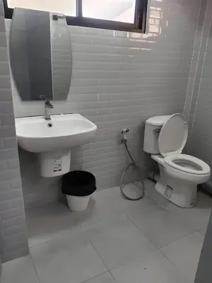a bathroom with a toilet and a sink at xx Yellow Place Sukhumvit Soi 2 - เยลโล เพลส สุขุมวิทซอย 2 in Bang Kapi