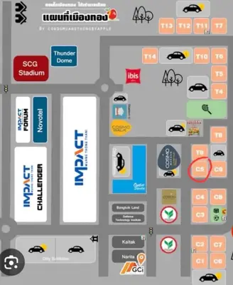 a screenshot of a website with various logos and icons at Popular Muang Thong Condo,Building 5 in Thung Si Kan