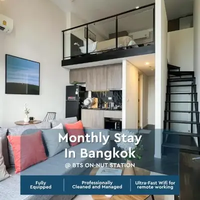 Elegant 1BR Condo - Ultra Fast WiFi - BTS On-Nut