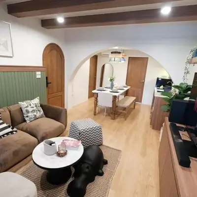 The Shantipan Lotus - Cozy 2BR Family Stay 400m from BTS Station