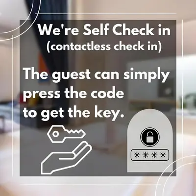 a sign that says were self check in contactless check in at XX Mitr Inn Khaosan Road - มิตร อินน์ ถนนข้าวสาร in Bangkok