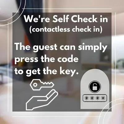 a sign that says were self check in contactless check in at XX Mitr Inn MRT Samyot - ตรอกวิสูตร MRT สามยอด in Bangkok