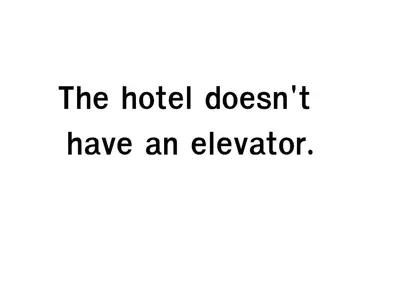the hotel doesnt have an elevator text at Solumie Boutique Hotel in Bangkok