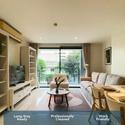 Vibe Sukhumvit 61 l Ultra WIFI l Walk to BTS Thonglor or Ekkamai