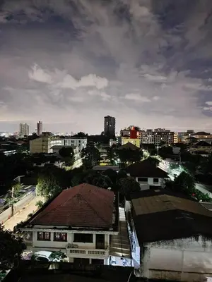 a view of a city with buildings and a street at 706-STP Homely room Free Wi-Fi and Near BTS in Bangkok