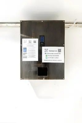 a remote control in a box in a ceiling at XX Oh My Nap Sukhumvit 3 - Nana Bangkok in Makkasan