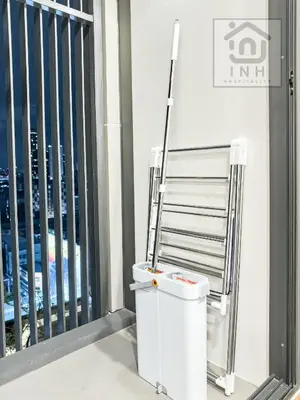 a toilet on the side of a building at \u66b9\u7f57\u767e\u4e3d\u5bab\u5962\u534e\u516c\u5bd3 Siam Paragon Luxury Stay #W08 in Pratunam
