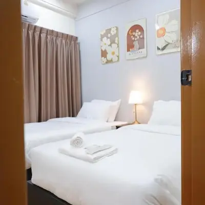 CozyTwin Bed วิวระเบียง เจริญนคร