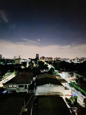 a view of a city with buildings and a city skyline at 704-STP Homely room Free Wi-Fi and Near BTS in Bangkok
