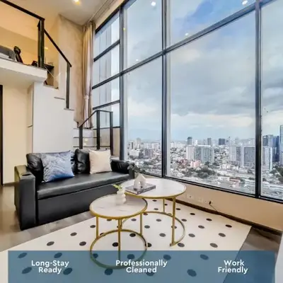 Duplex near BTS l Rooftop Pool l Skyline l Sontana