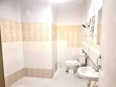 a bathroom with a toilet and a sink at xx zNAP Yaowarat - สแนป เยาวราช MRT วัดมังกร in Samphanthawong