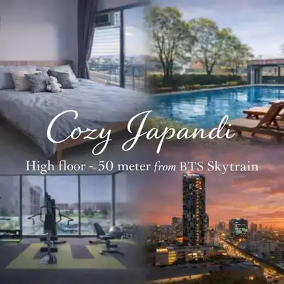 Cozy Japandi Stay on Sukhumvit