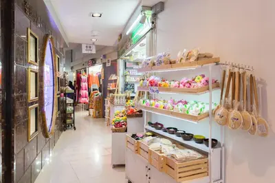a store filled with lots of different types of items at Grand 5 Hotel & Plaza Sukhumvit Bangkok in Bangkok