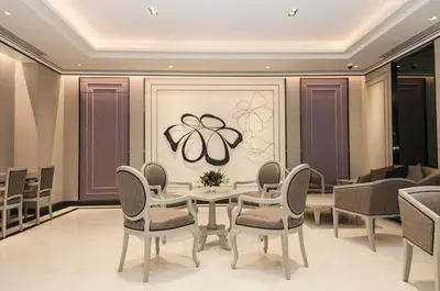 a dining room with a table and chairs at imm hotel Ladprao Bangkapi Bangkok in Bangkok