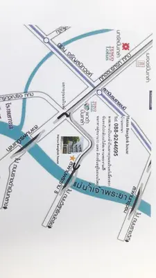 a map of the proposed improvements to the freeway at Hansa Bangkok House in Bangkok