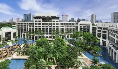 an artist rendering of the proposed redevelopment of the city of honolulu at Siam Kempinski Hotel Bangkok in Bangkok