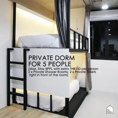 a poster for a private dorm room for people at The Companion in Bangkok
