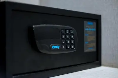 a microwave oven with the keys on it at Sib Kao in Bangkok