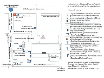 a screenshot of a diagram of a website at 4J Lodge in Bangkok
