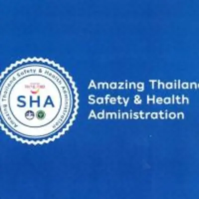 a sign for the americangiene safety and health administration at Four Sisters Homestay in Bangkok