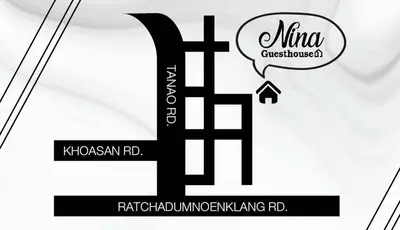 a label for a wine company with a wine bottle at ninaguesthouse in Bangkok