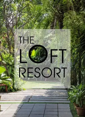 a sign that says the l off resort at The Loft Resort Bangkok in Bangkok