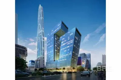 a rendering of a city with tall buildings at R9 Bangkok in Bangkok