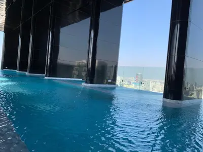 a view of a building with a pool of water at Luxurious & Romantic in the Heart of BKK. MRT/BTS! in Bangkok